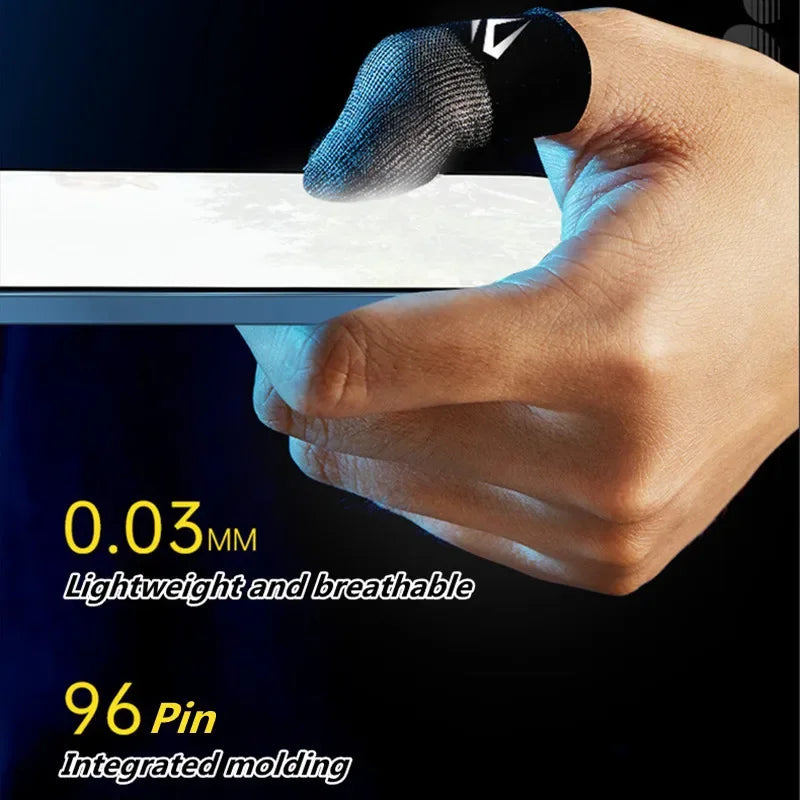 Anti-Friction Mobile Gaming Finger Sleeves