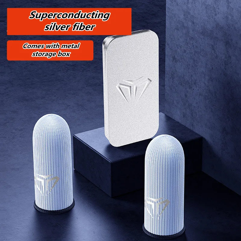 Anti-Friction Mobile Gaming Finger Sleeves