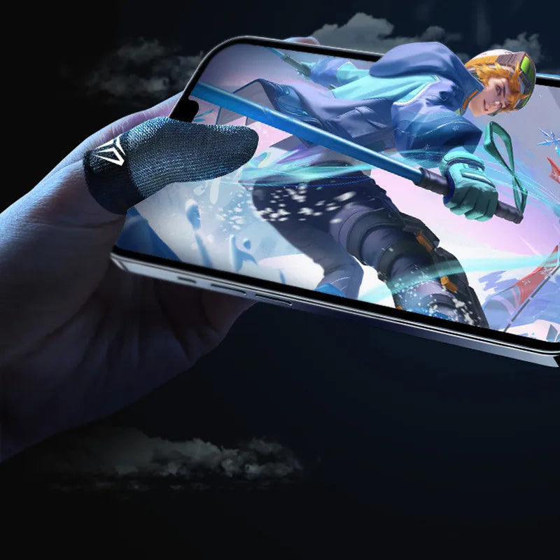 Anti-Friction Mobile Gaming Finger Sleeves