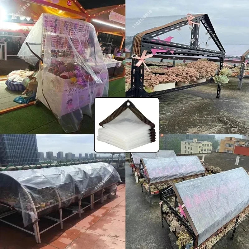 Transparent Rainproof Tarpaulin