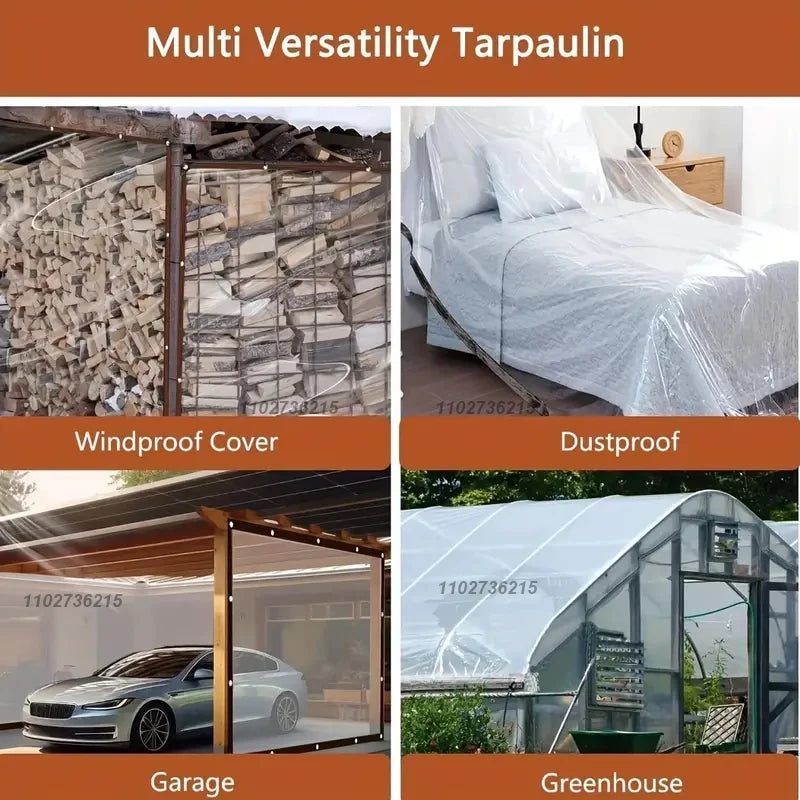 Transparent Rainproof Tarpaulin