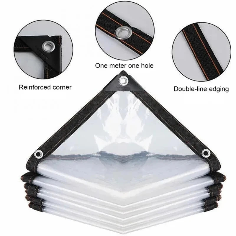 Transparent Rainproof Tarpaulin