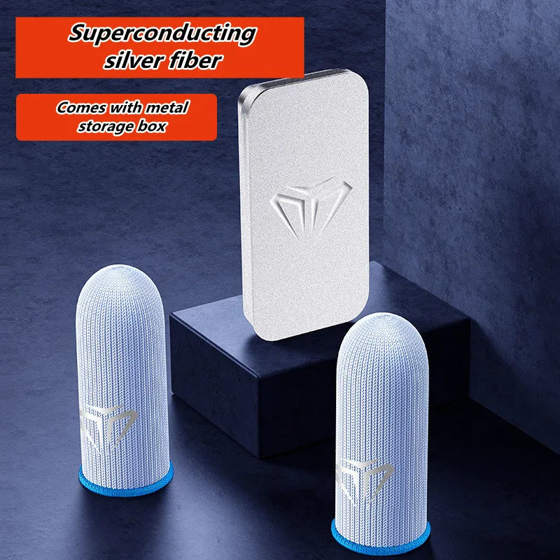 Anti-Friction Mobile Gaming Finger Sleeves