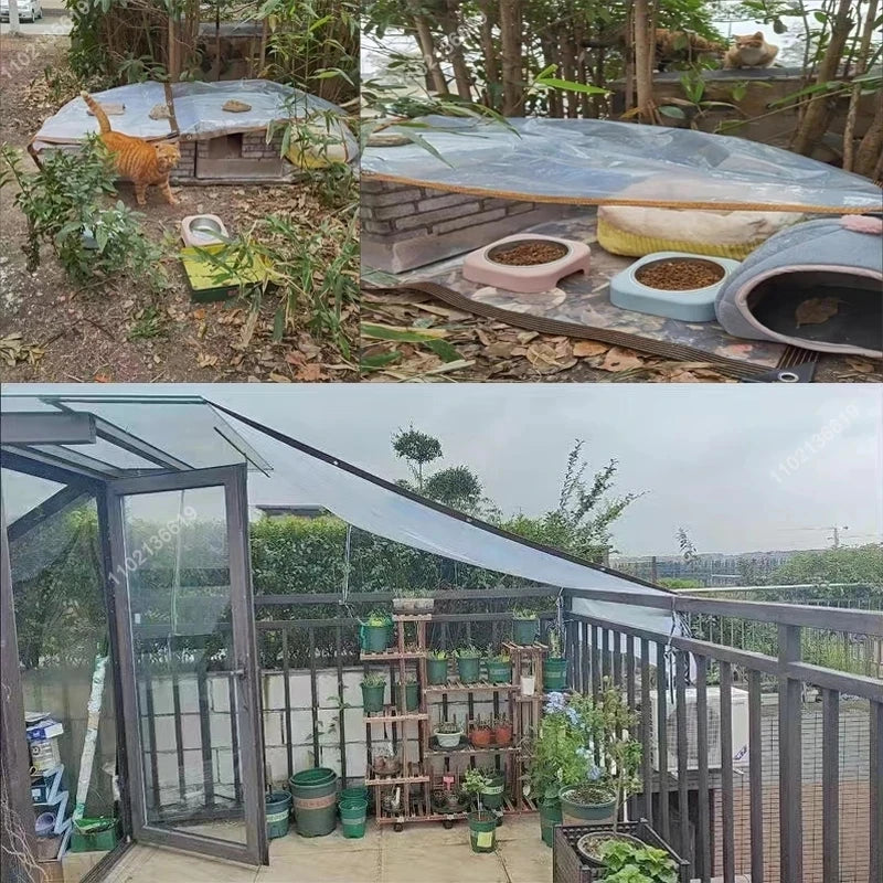 Transparent Rainproof Tarpaulin