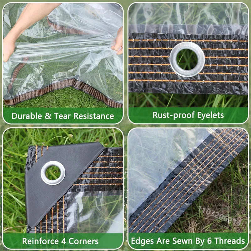 Transparent Rainproof Tarpaulin