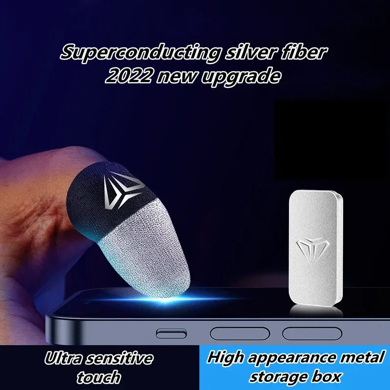 Anti-Friction Mobile Gaming Finger Sleeves