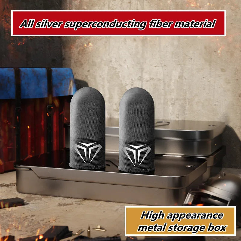 Anti-Friction Mobile Gaming Finger Sleeves