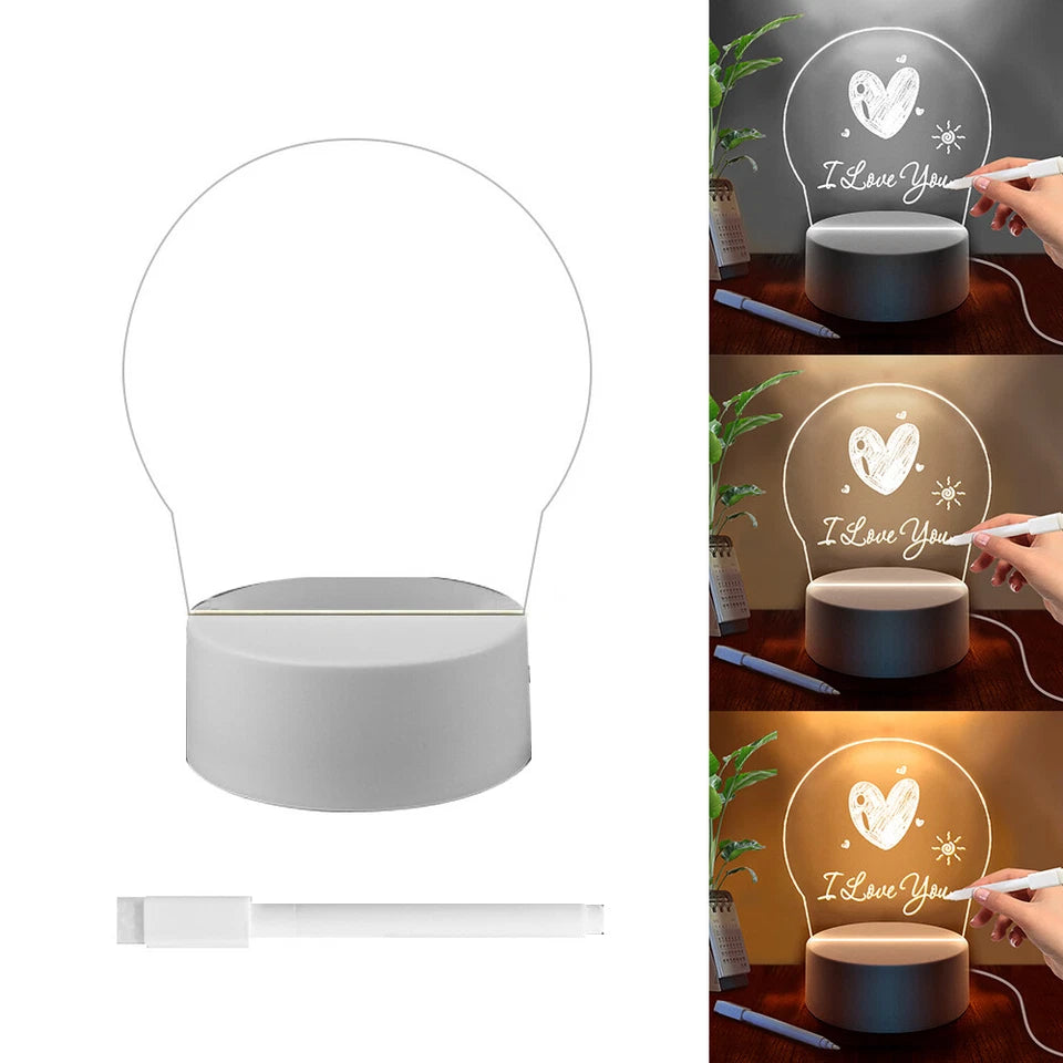 LED Message Board Night Light