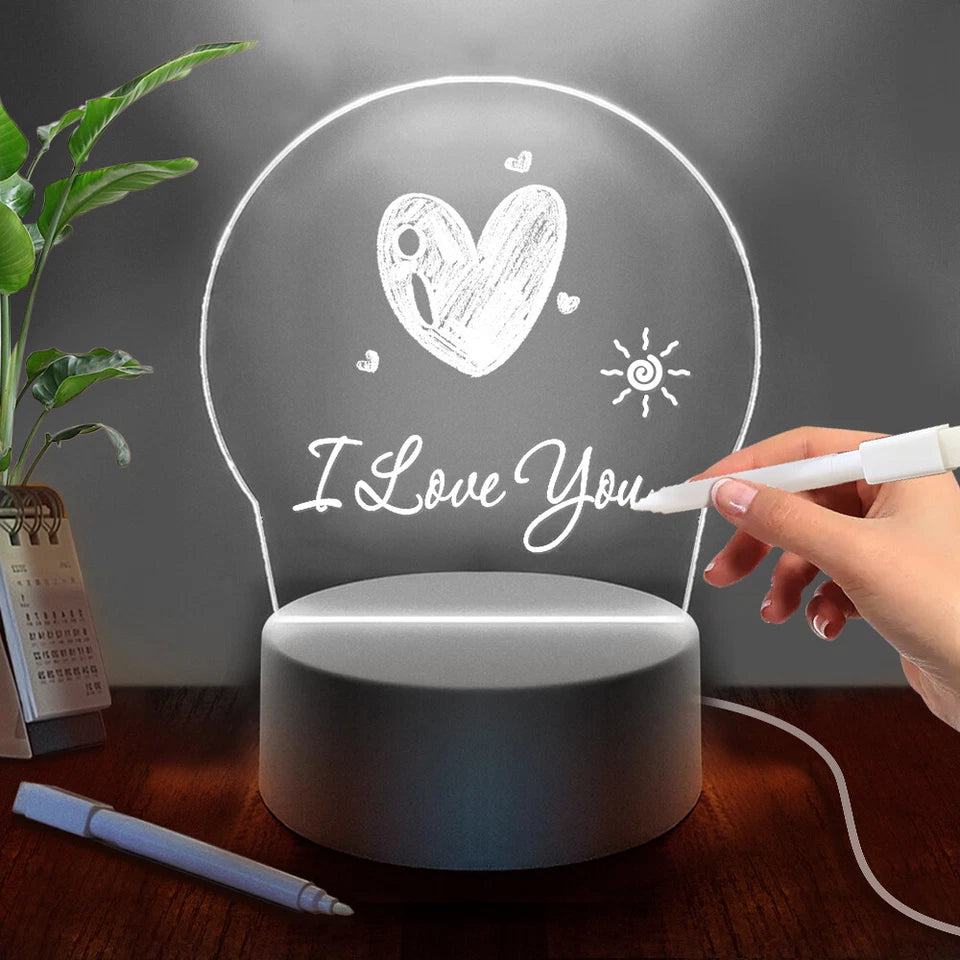 LED Message Board Night Light