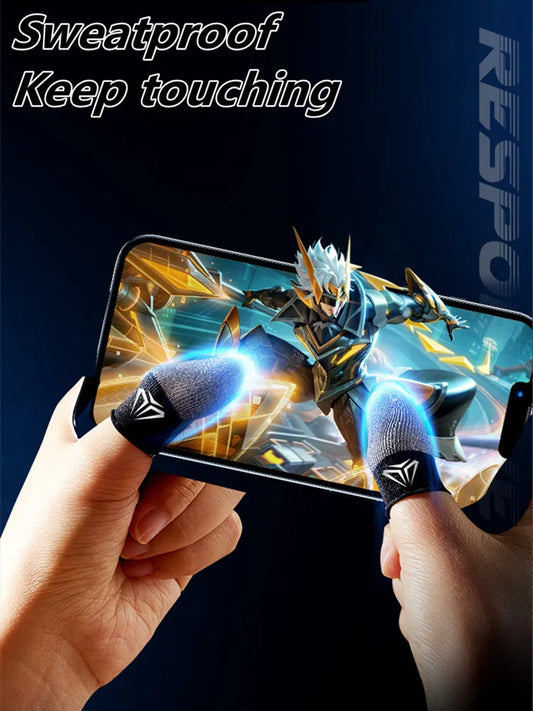 Anti-Friction Mobile Gaming Finger Sleeves