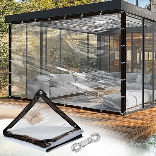 Transparent Rainproof Tarpaulin